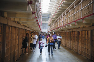 Alcatraz prison is now a museum. But there's no escaping history